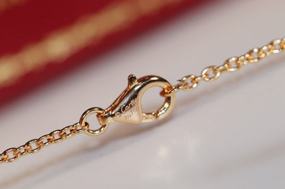 [Dawnora Jewelry]LOVE NECKLACE PINK GOLD AND SILVER