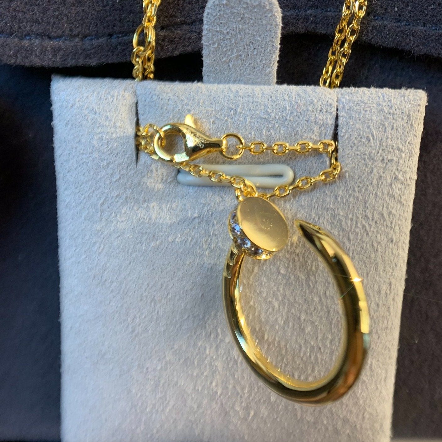 [Dawnora Jewelry]JUSTE NECKLACE GOLD DIAMONDS