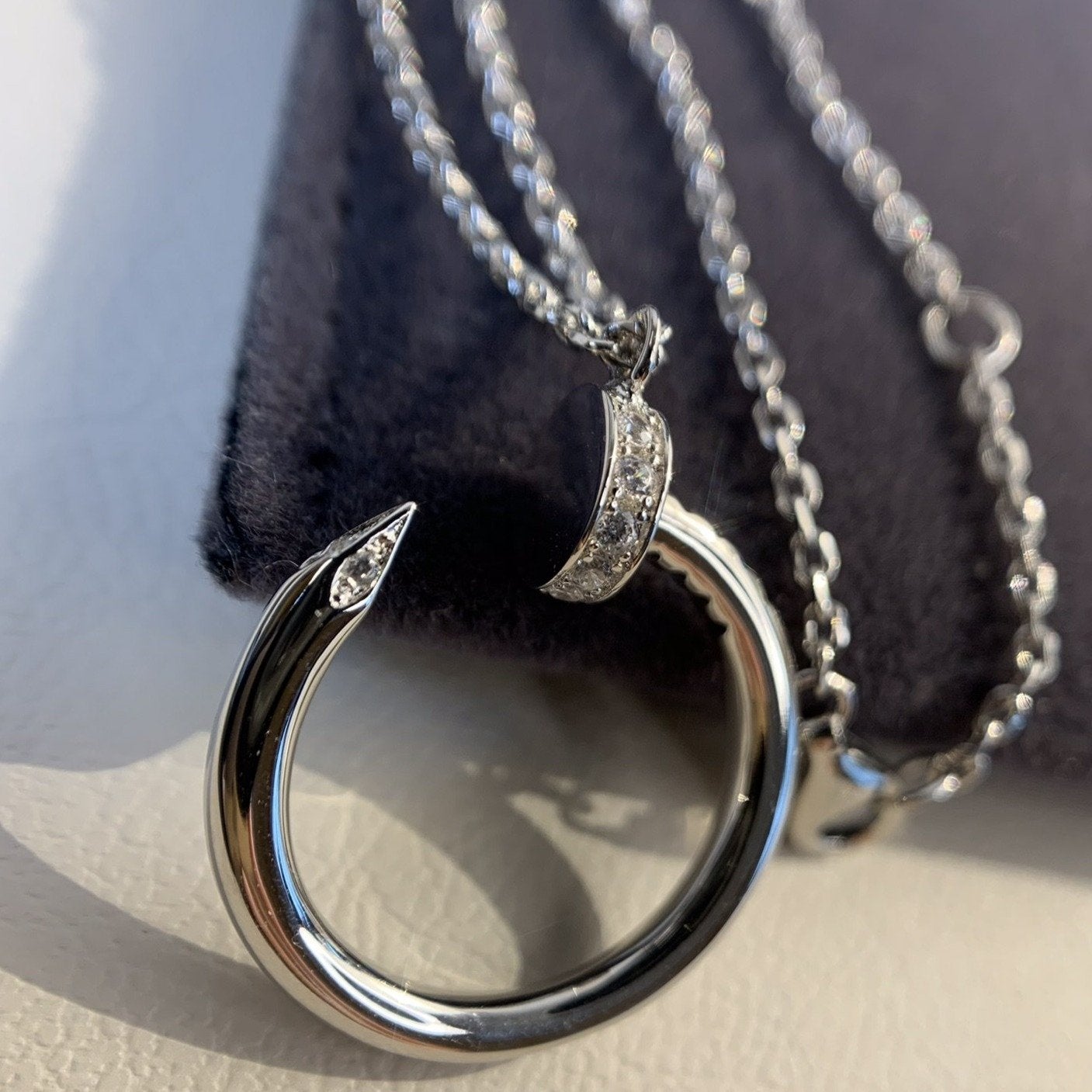 [Dawnora Jewelry]JUSTE NECKLACE SILVER