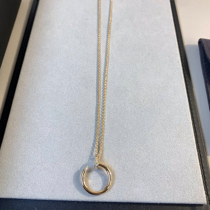 [Dawnora Jewelry]JUSTE NECKLACE PINK GOLD