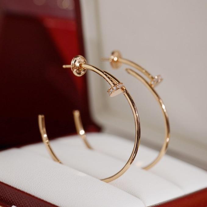[Dawnora Jewelry]JUSTE EARRINGS DIAMONDS 1.8MM