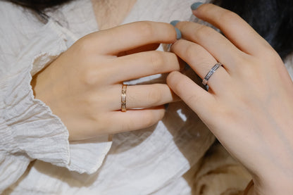[Dawnora Jewelry]LOVE RING 2.65MM DIAMOND