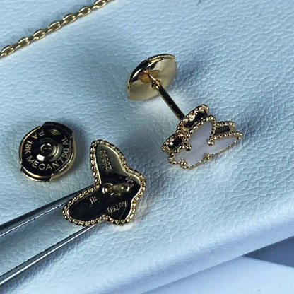 [Dawnora Jewelry]SWEET BUTTERFLY MOP EARSTUDS