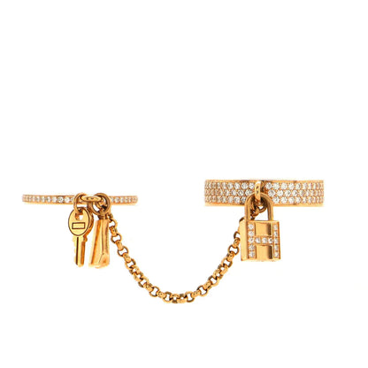 [Dawnora Jewelry]HM KELLY CLOCHETTE DOUBLE RING IN  WITH DIAMONDS