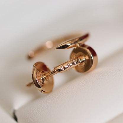 [Dawnora Jewelry]JUSTE EARRINGS PINK GOLD