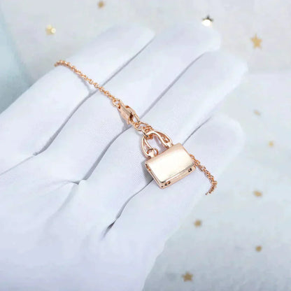 [Dawnora Jewelry]AMULETTE PEDANT ROSE GOLD NECKLACE