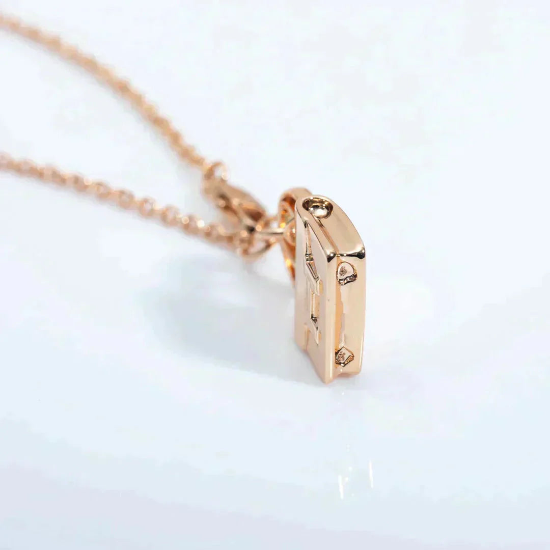 [Dawnora Jewelry]AMULETTE PEDANT ROSE GOLD NECKLACE