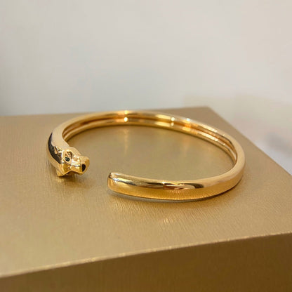 [Dawnora Jewelry]PANTHERE GOLD OPEN BRACELET