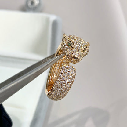 [Dawnora Jewelry]PANTHERE PINK GOLD DIAMOND RING