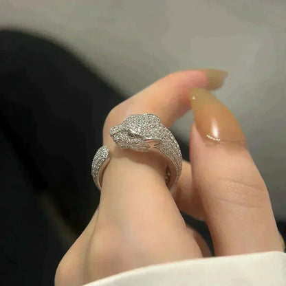 [Dawnora Jewelry]PANTHERE 5.5MM ALL DIAMOND RING