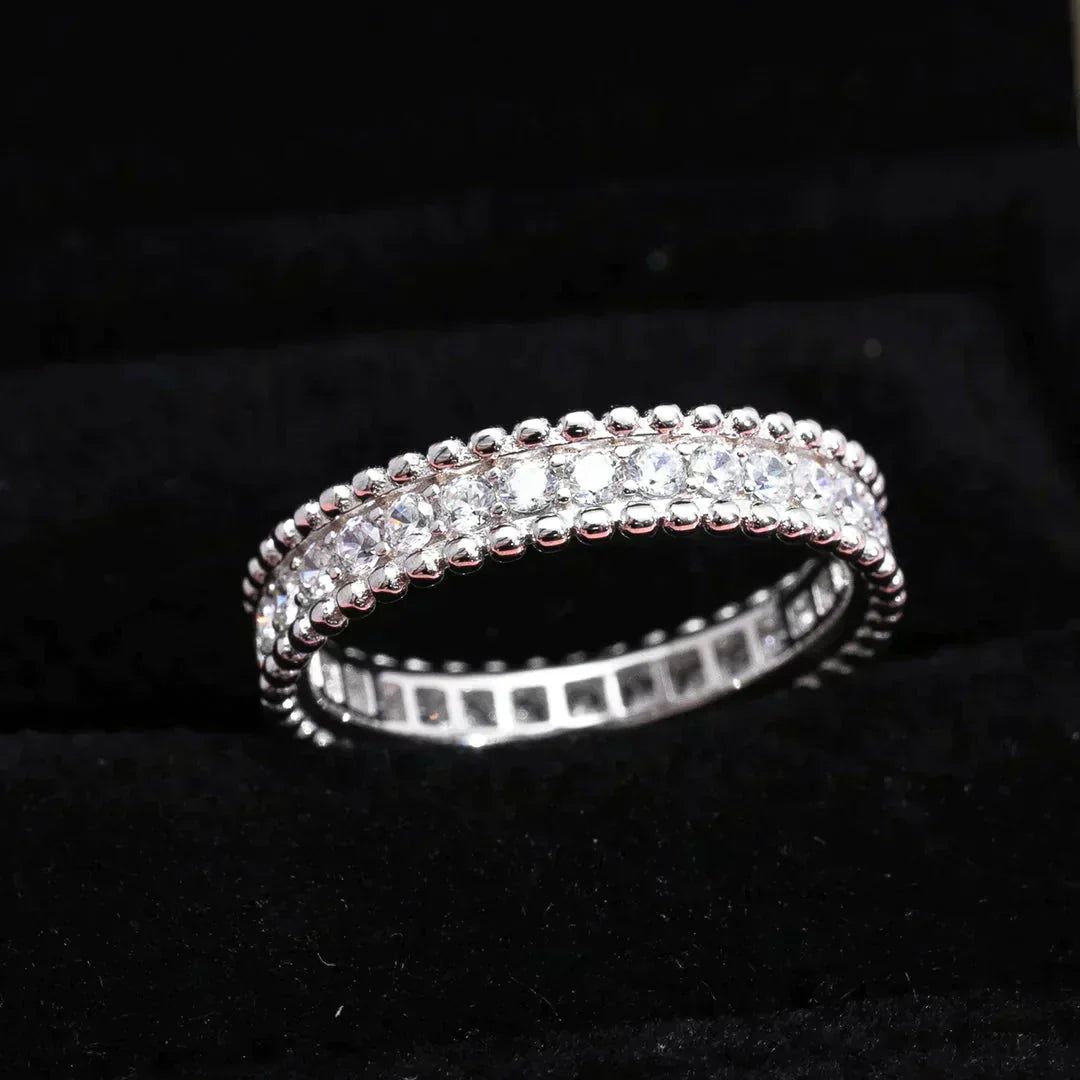 [Dawnora Jewelry]PERLEE DIAMOND SILVER RING
