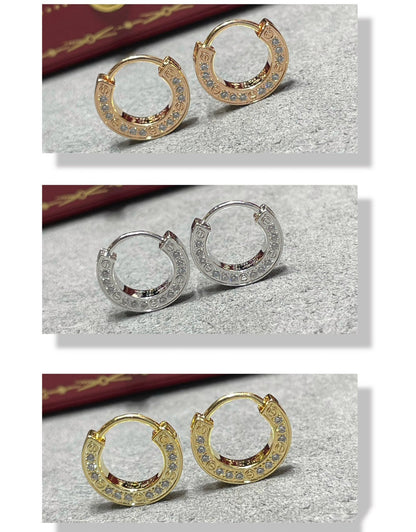 [Dawnora Jewelry]LOVE DIAMOND EARRINGS