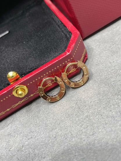 [Dawnora Jewelry]LOVE MINI EARRINGS
