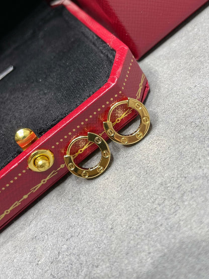 [Dawnora Jewelry]LOVE MINI EARRINGS