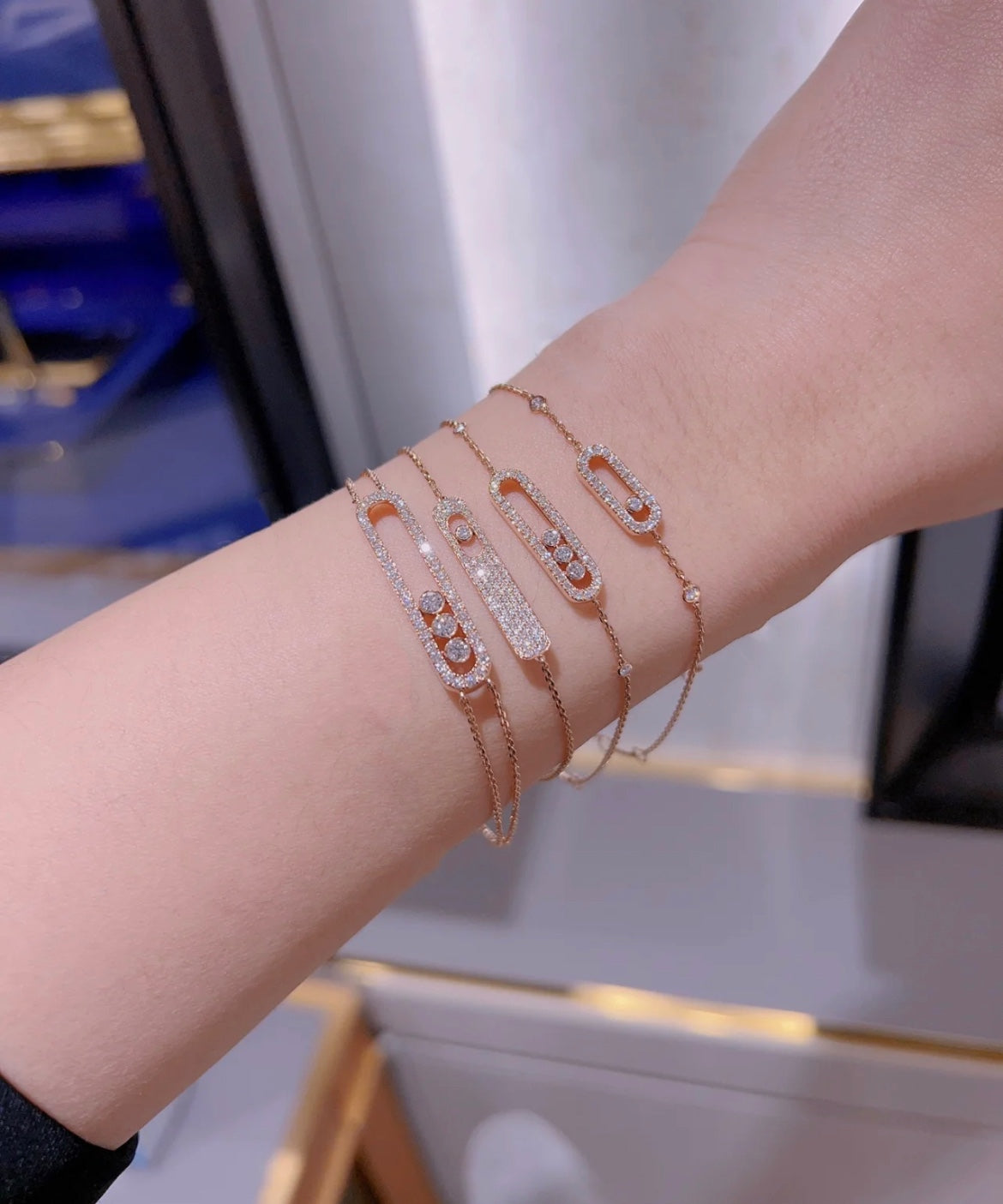 [Dawnora Jewelry]MOVE CLASSIQUE DIAMOND PAVED BRACELET