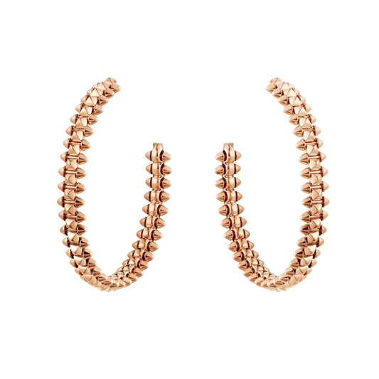 [Dawnora Jewelry]CLASH LARGE HOOP EARRINGS