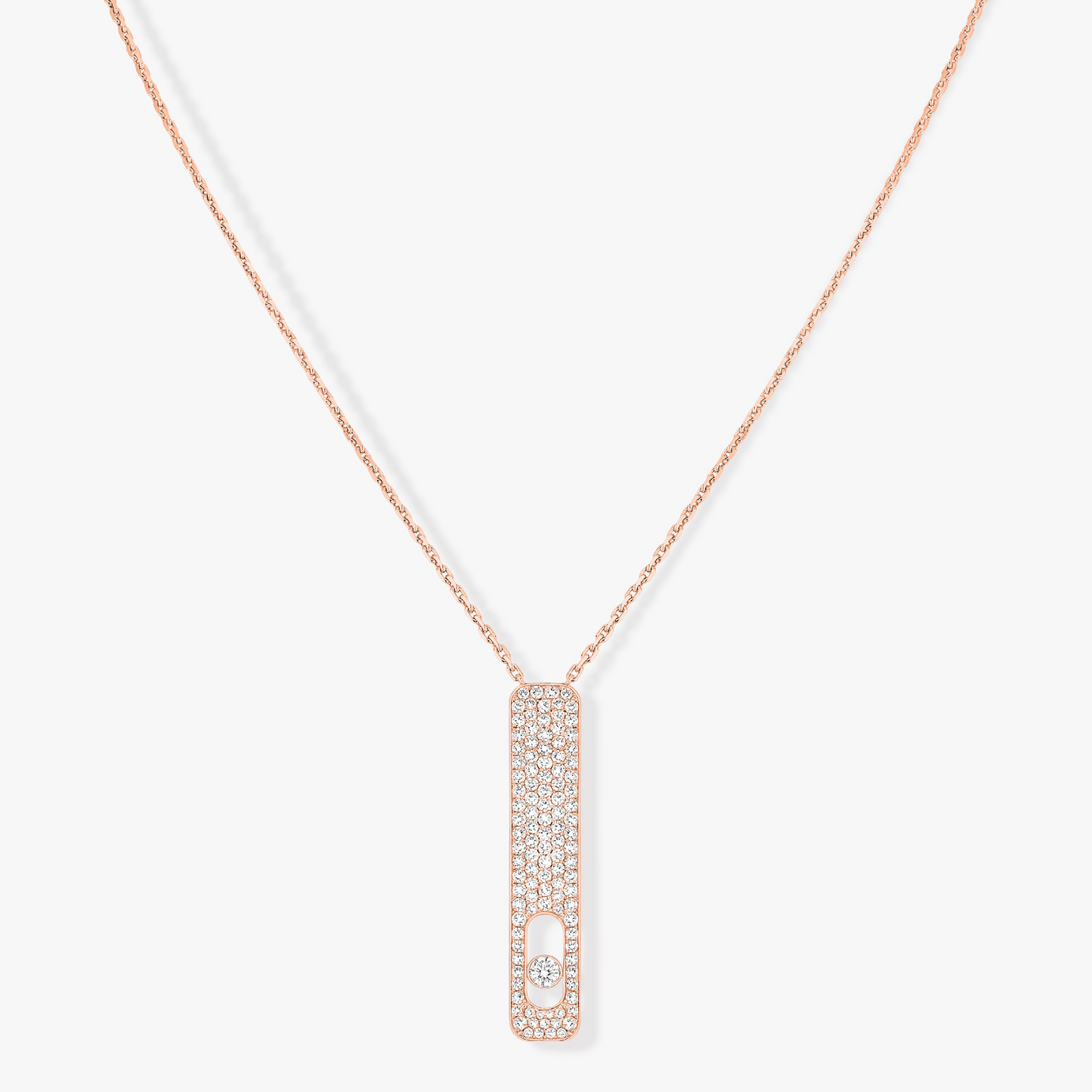 [Dawnora Jewelry]MY FIRST DIAMOND PAVED NECKLACE