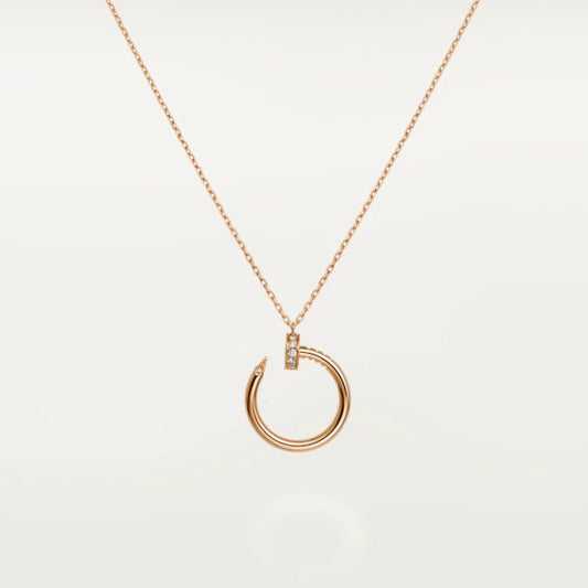 [Dawnora Jewelry]JUSTE NECKLACE PINK GOLD