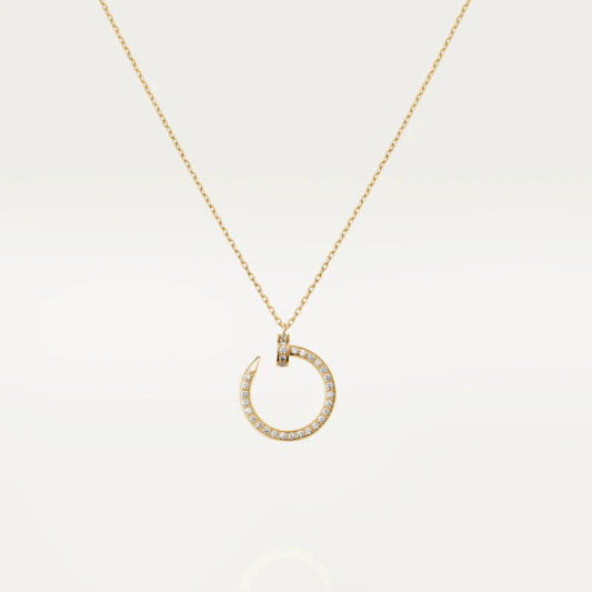 [Dawnora Jewelry]JUSTE NECKLACE GOLD DIAMONDS