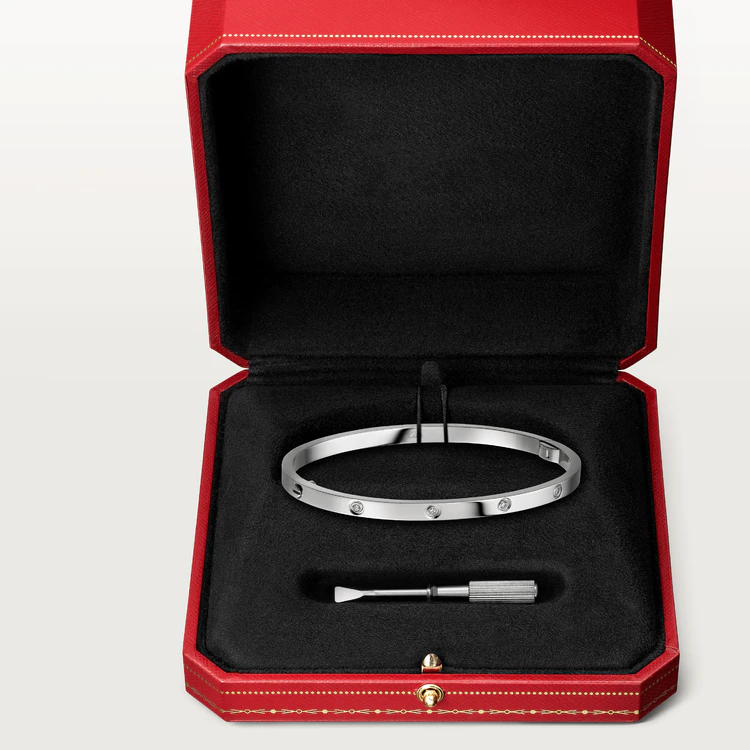 [Dawnora Jewelry]LOVE BRACELET 3.65MM 10 DIAMONDS