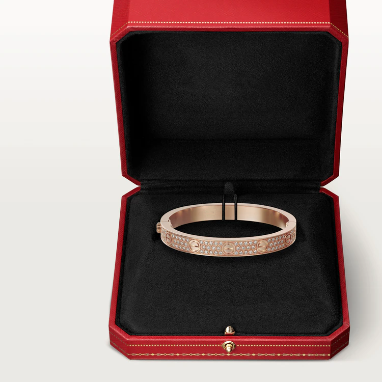 [Dawnora Jewelry]LOVE BRACELET 6.1MM DIAMOND-PAVED