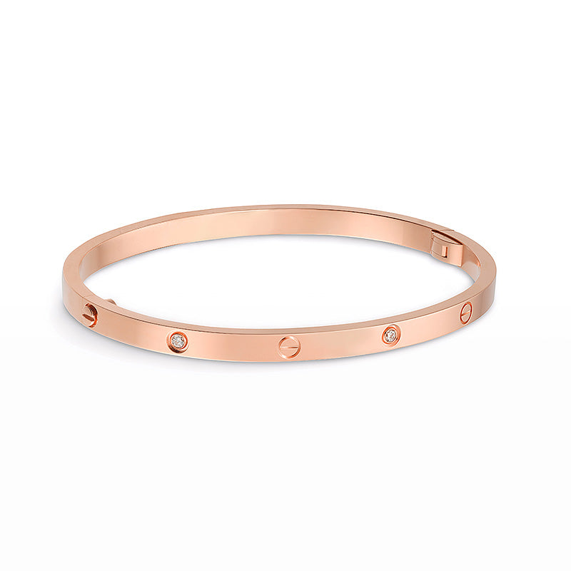 [Dawnora Jewelry]LOVE BRACELET 3.65MM 6 DIAMONDS