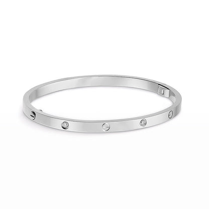 [Dawnora Jewelry]LOVE BRACELET 3.65MM 6 DIAMONDS
