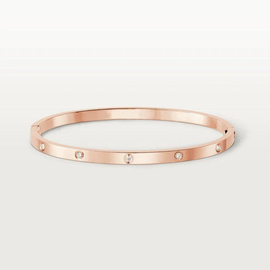 [Dawnora Jewelry]LOVE BRACELET 3.65MM 10 DIAMONDS