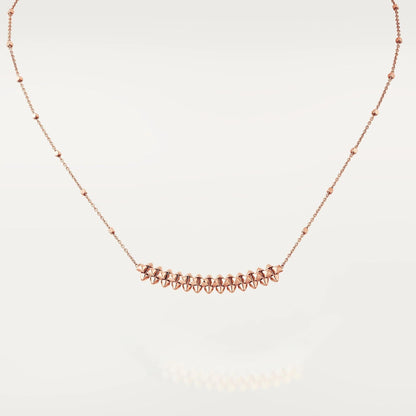 [Dawnora Jewelry]CLASH PINK GOLD NECKLACE