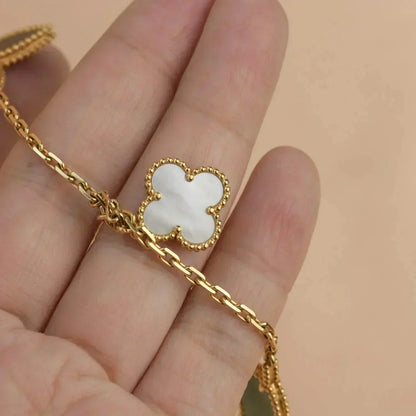 [Dawnora Jewelry]LUCKY SPRING 5 MOTIF GOLD BRACELET