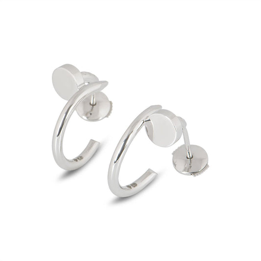 [Dawnora Jewelry]JUSTE EARRINGS SILVER