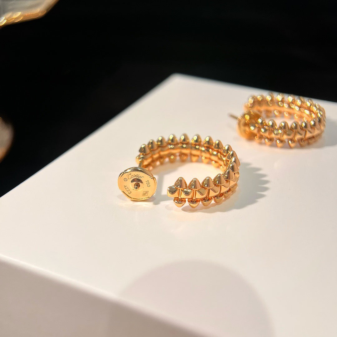 [Dawnora Jewelry]CLASH SMALL HOOP EARRINGS