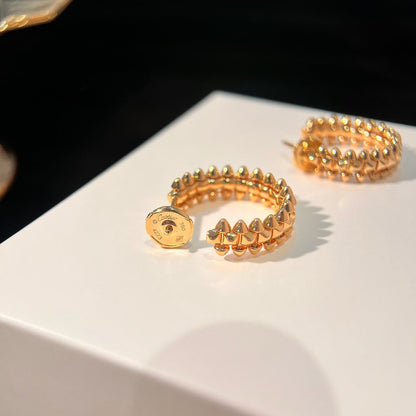 [Dawnora Jewelry]CLASH SMALL HOOP EARRINGS