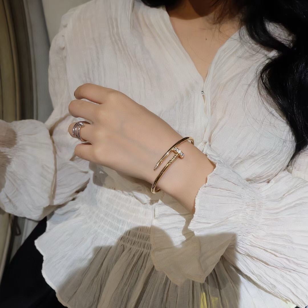 [Dawnora Jewelry]JUSTE BRACELET 3.5MM DIAMONDS