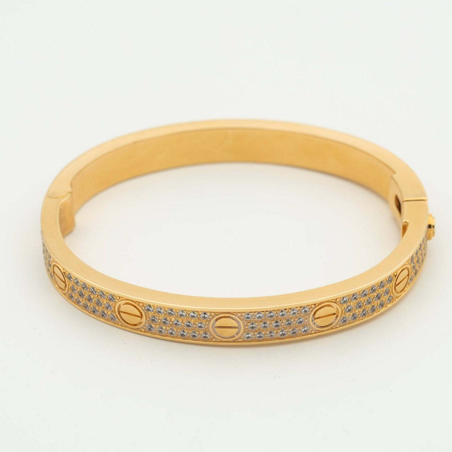 [Dawnora Jewelry]LOVE BRACELET 6.1MM DIAMOND-PAVED