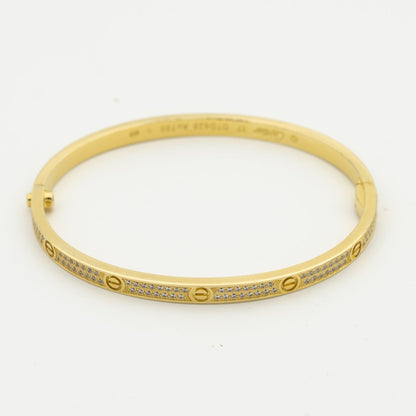 [Dawnora Jewelry]LOVE BRACELET 3.65MM DIAMOND-PAVED