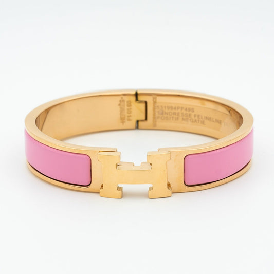 [Dawnora Jewelry]H PINK BRACELET