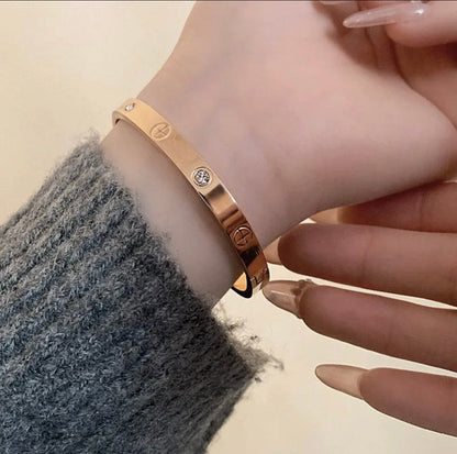 [Dawnora Jewelry]2026 RAINBOW LOVE BRACELET 6.1MM  10 DIAMONDS