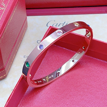 [Dawnora Jewelry]2026 RAINBOW LOVE BRACELET 6.1MM  10 DIAMONDS
