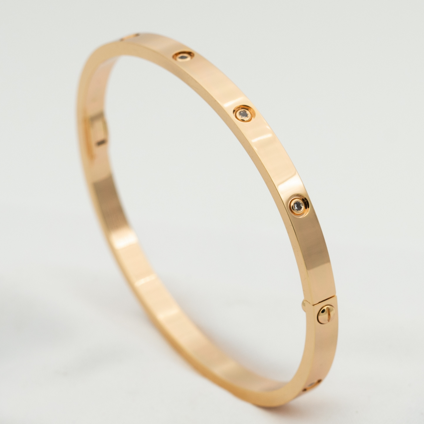 [Dawnora Jewelry]LOVE BRACELET 3.65MM 10 DIAMONDS