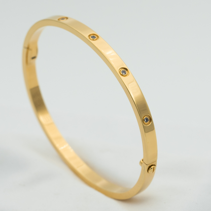 [Dawnora Jewelry]LOVE BRACELET 3.65MM 10 DIAMONDS