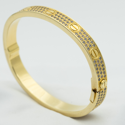 [Dawnora Jewelry]LOVE BRACELET 6.1MM DIAMOND-PAVED