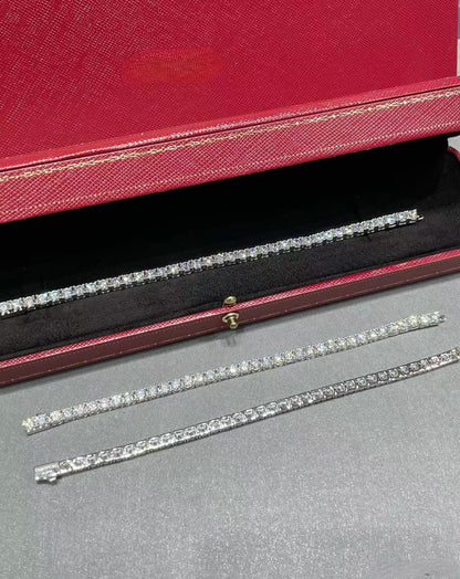 [Dawnora Jewelry jewelrys]TENNIS BRACELET WITH FULL DIAMOND SETTING