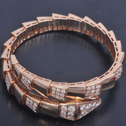[Dawnora Jewelry]SERPENTI BRACELET PINK GOLD DIAMOND