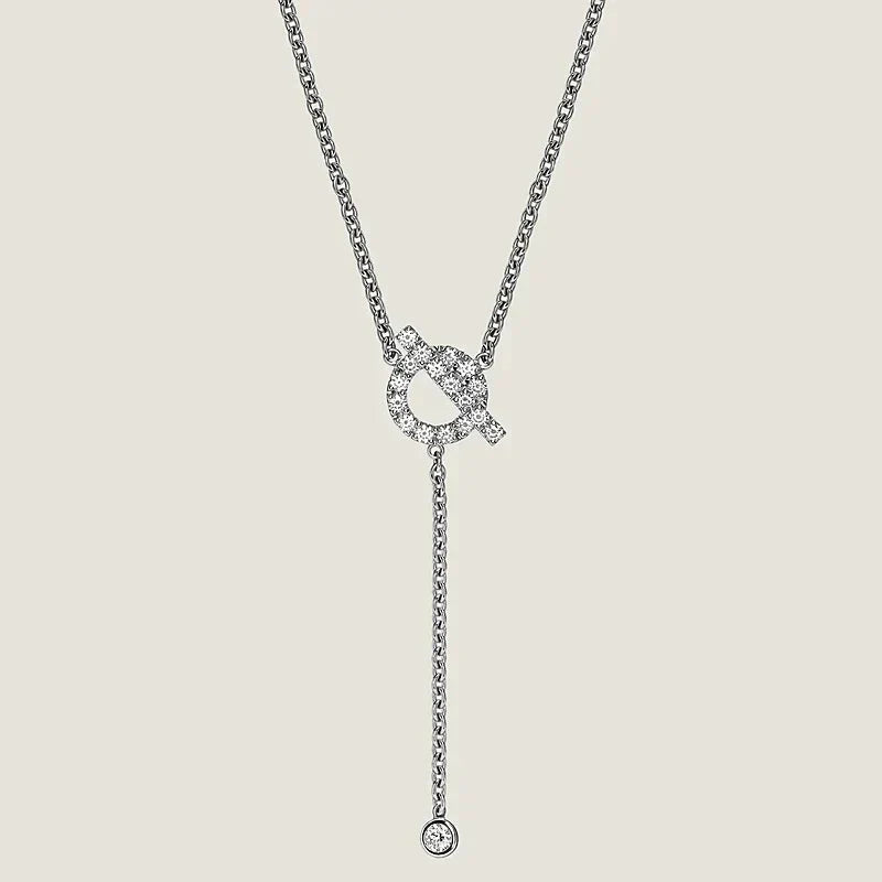 [Dawnora Jewelry]FINESSE SILVER DIAMOND NECKLACE