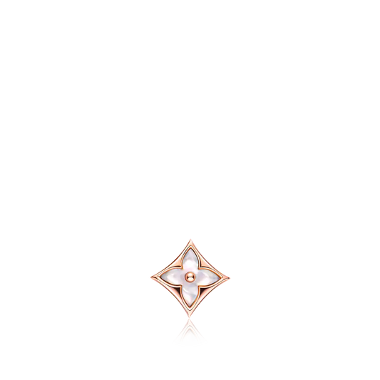 [Dawnora Jewelry]STAR MOP PINK GOLD EARRINGS