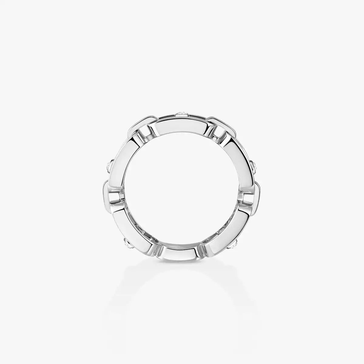 [Dawnora Jewelry]Move Link Pave_-Set Diamond Ring in Gold