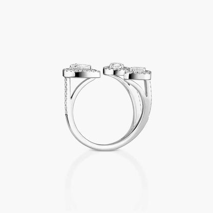 [[Dawnora Jewelry] Diamond Ring 0,25ct My Twin Trilogy