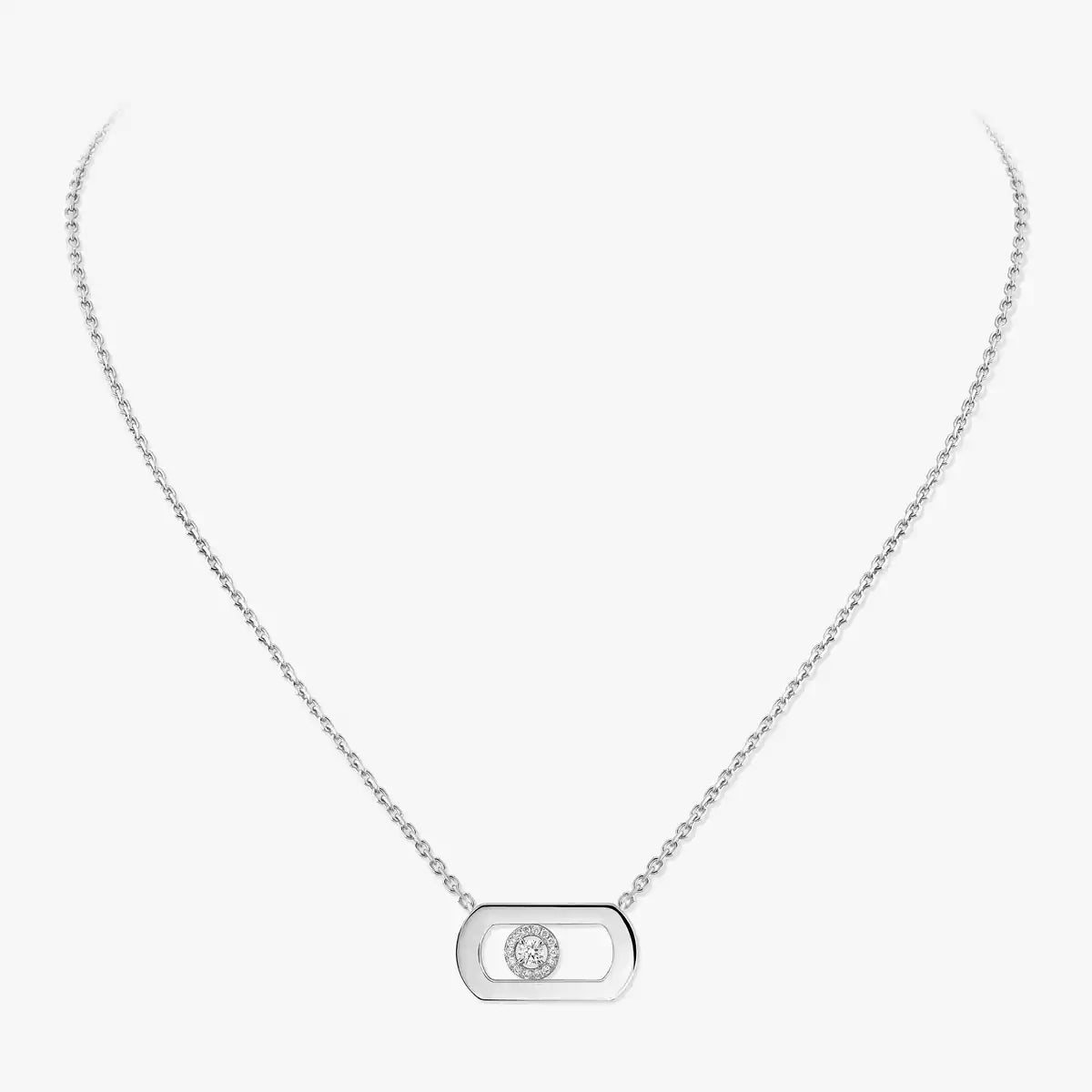 [Dawnora Jewelry]So Move Diamond Necklace in Gold