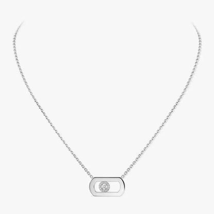 [Dawnora Jewelry]So Move Diamond Necklace in Gold